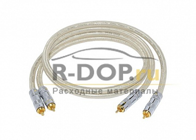 DAXX R98 Межблочный аудио кабель с посеребренными жилами 0,75 м